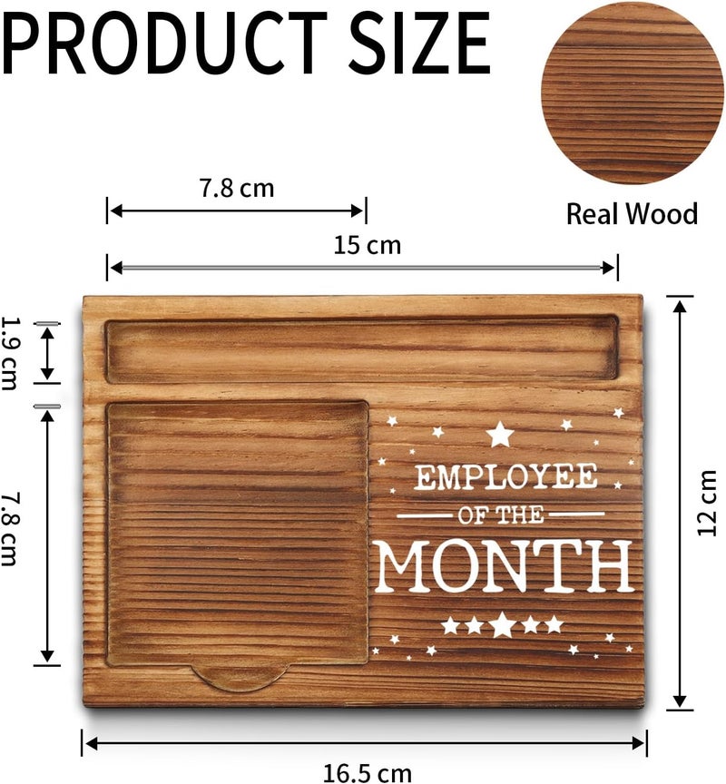 akeke Employee of The Month Gifts, Employee Appreciation Thank You Gifts, Employee Gifts for Desk Sticky Note Holder, Employee Month Self-Stick Note Pad Holders GAA25 - Image 2